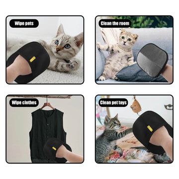 Pet Hair Removal and Grooming Gloves