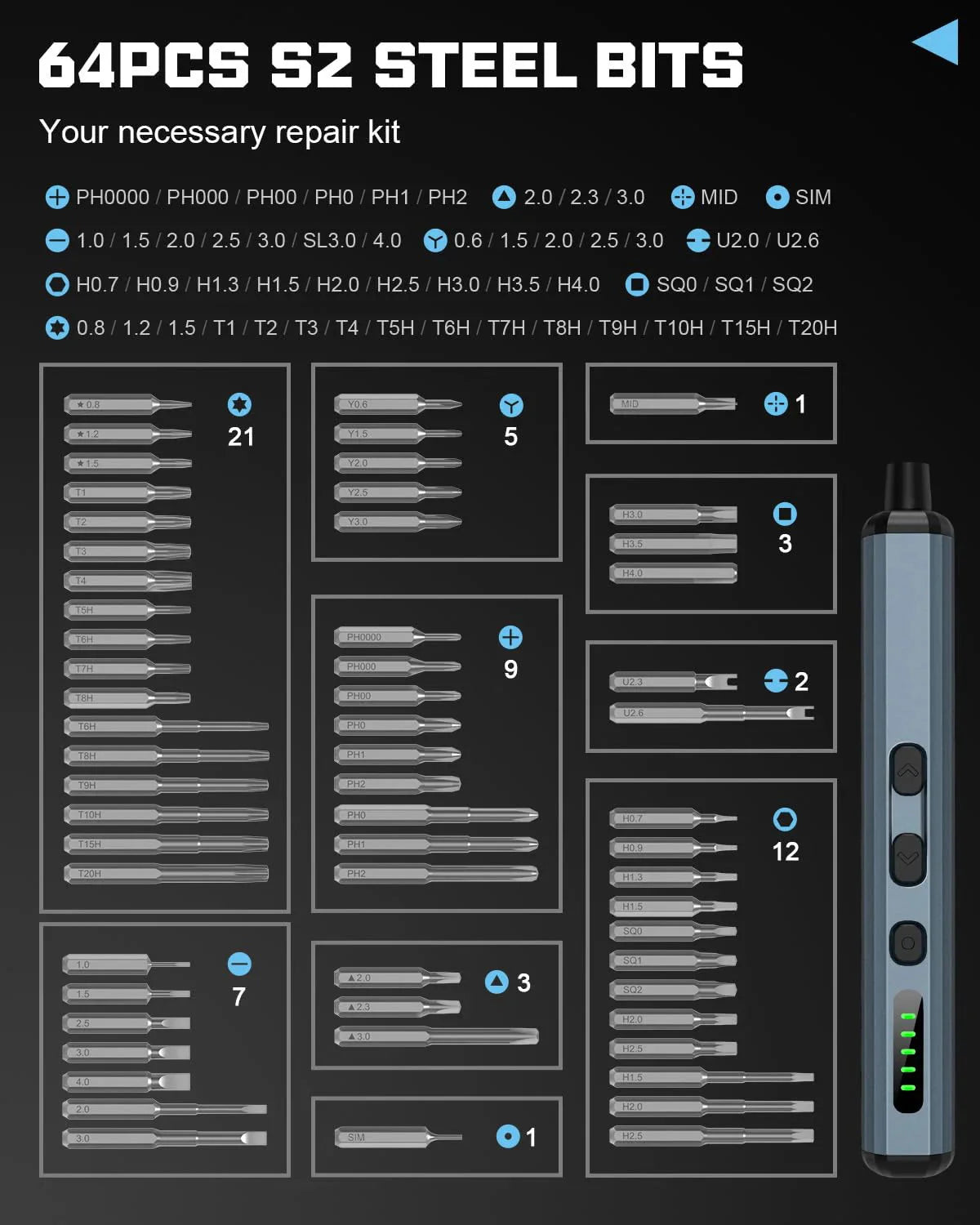 Electric Screwdriver Ultimate Kit