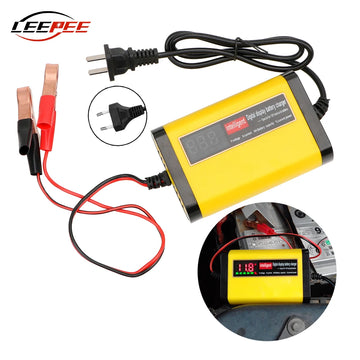 Smart Digital Car Battery Charger