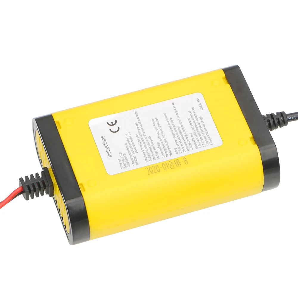 Smart Digital Car Battery Charger