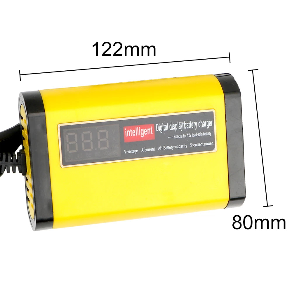Smart Digital Car Battery Charger