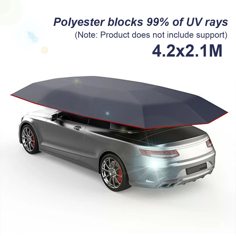 Folded Car Umbrella