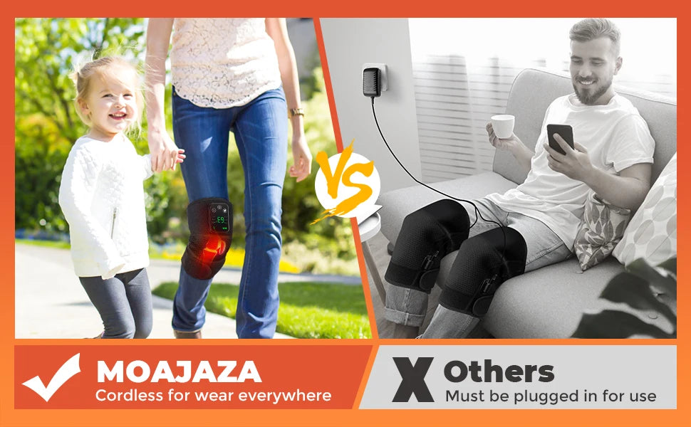 New Knee Massager Heating Vibration