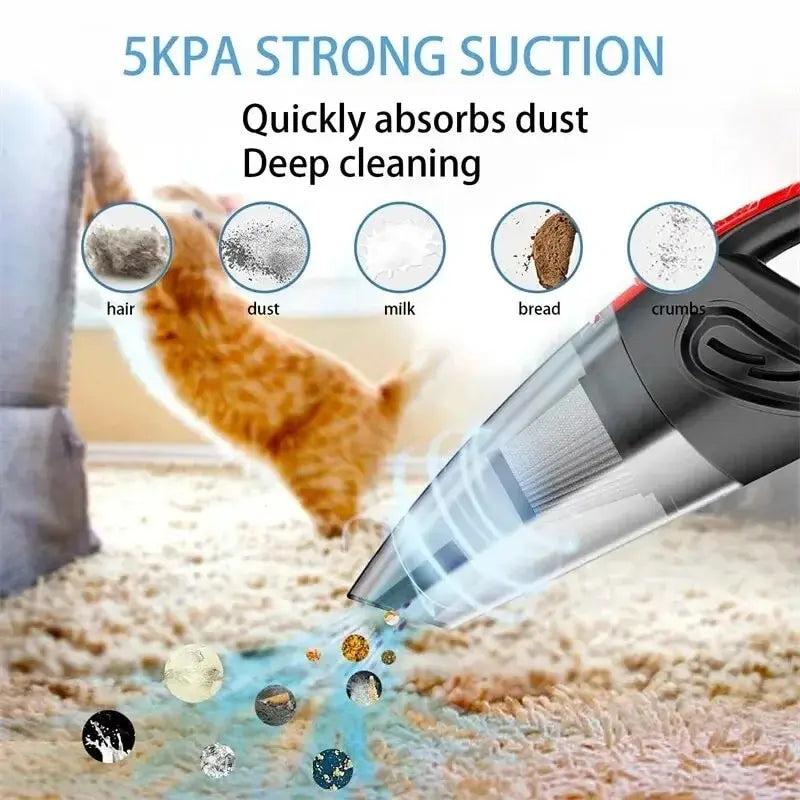 Handled Car Vacuum Cleaner