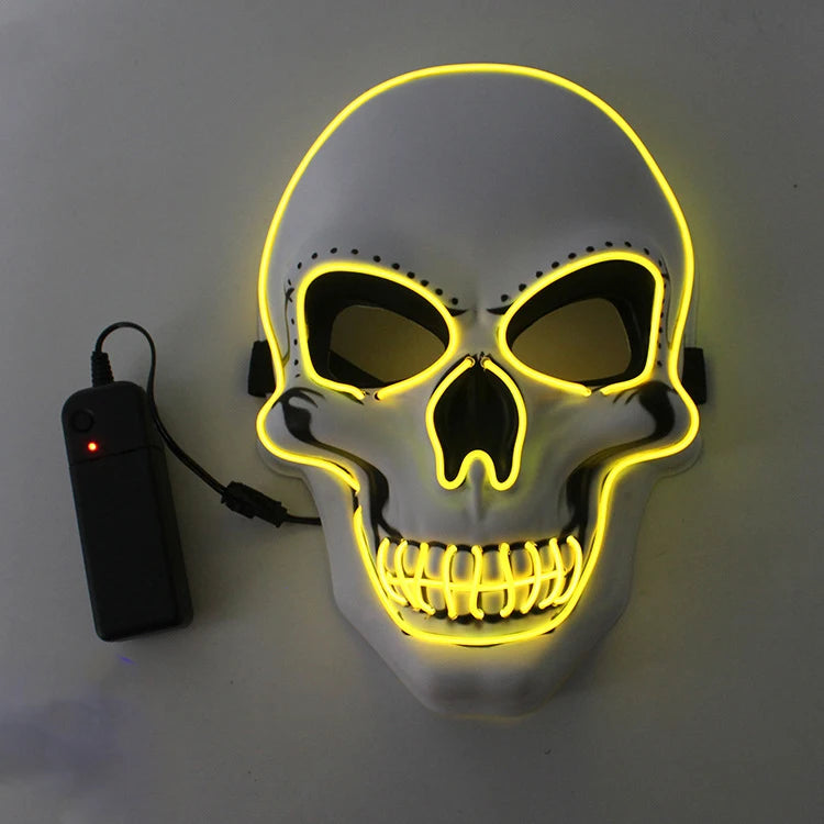 Halloween Horror Skull LED Light Mask