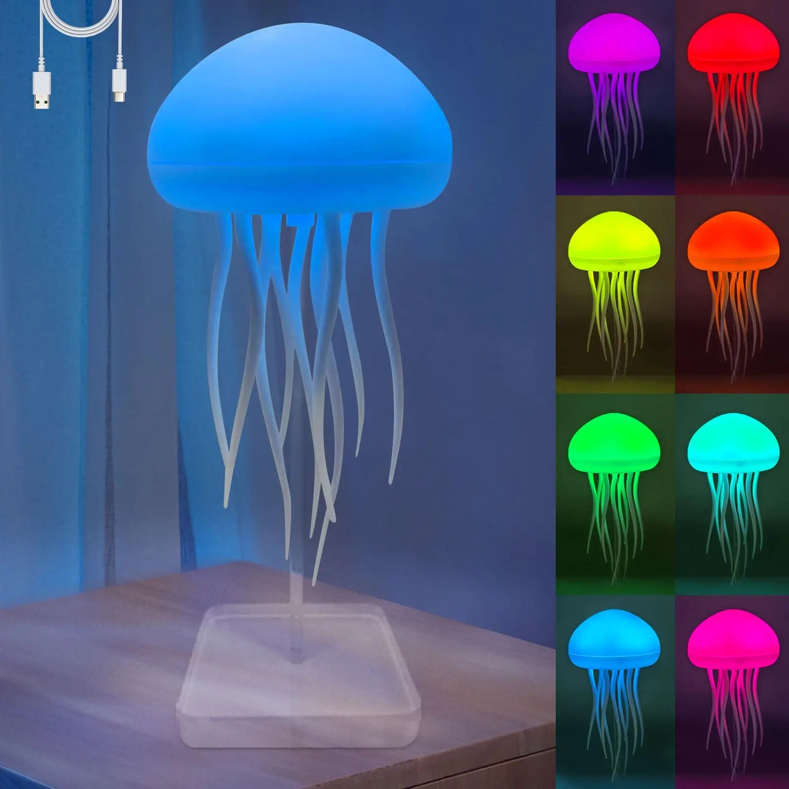 Jellyfish Lamp with Dancing Legs