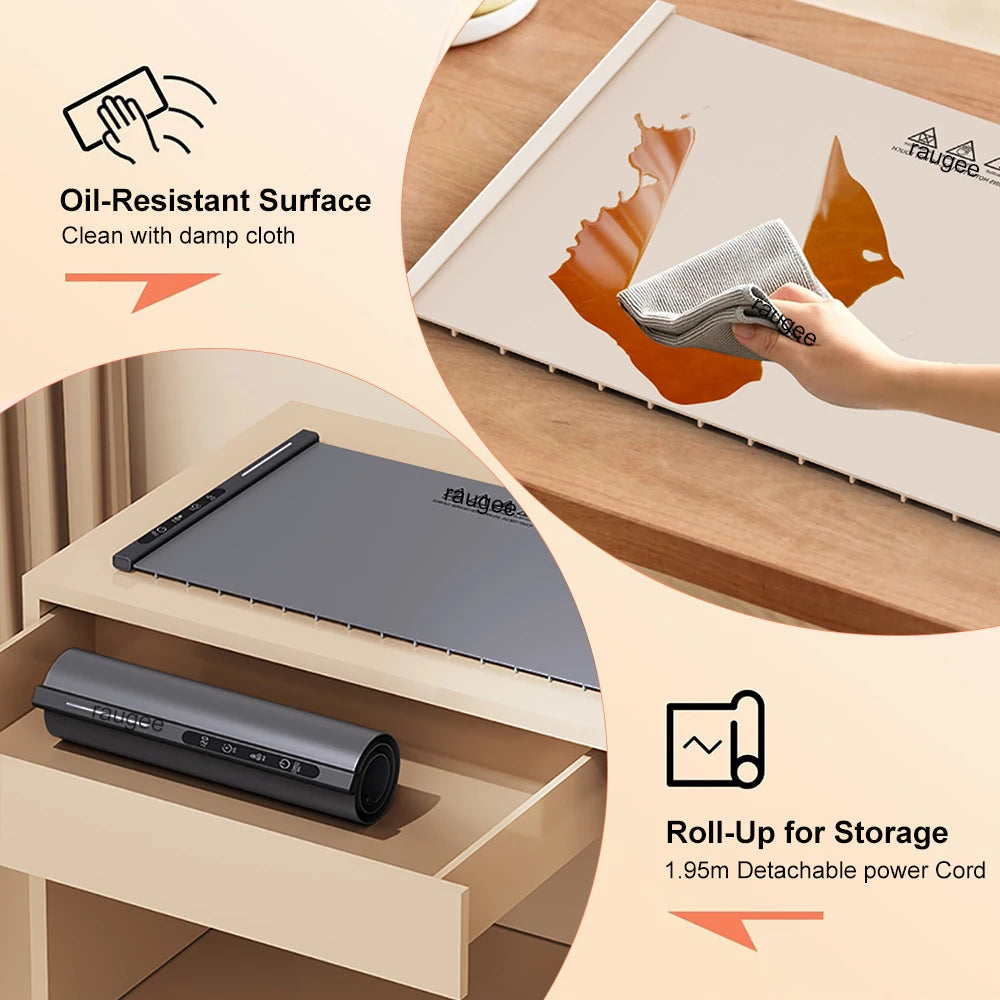 Electric Food Warmer Plate Foldable