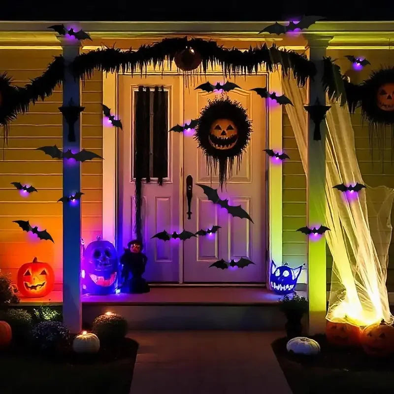 Halloween Decorations 3D Lighted Bats