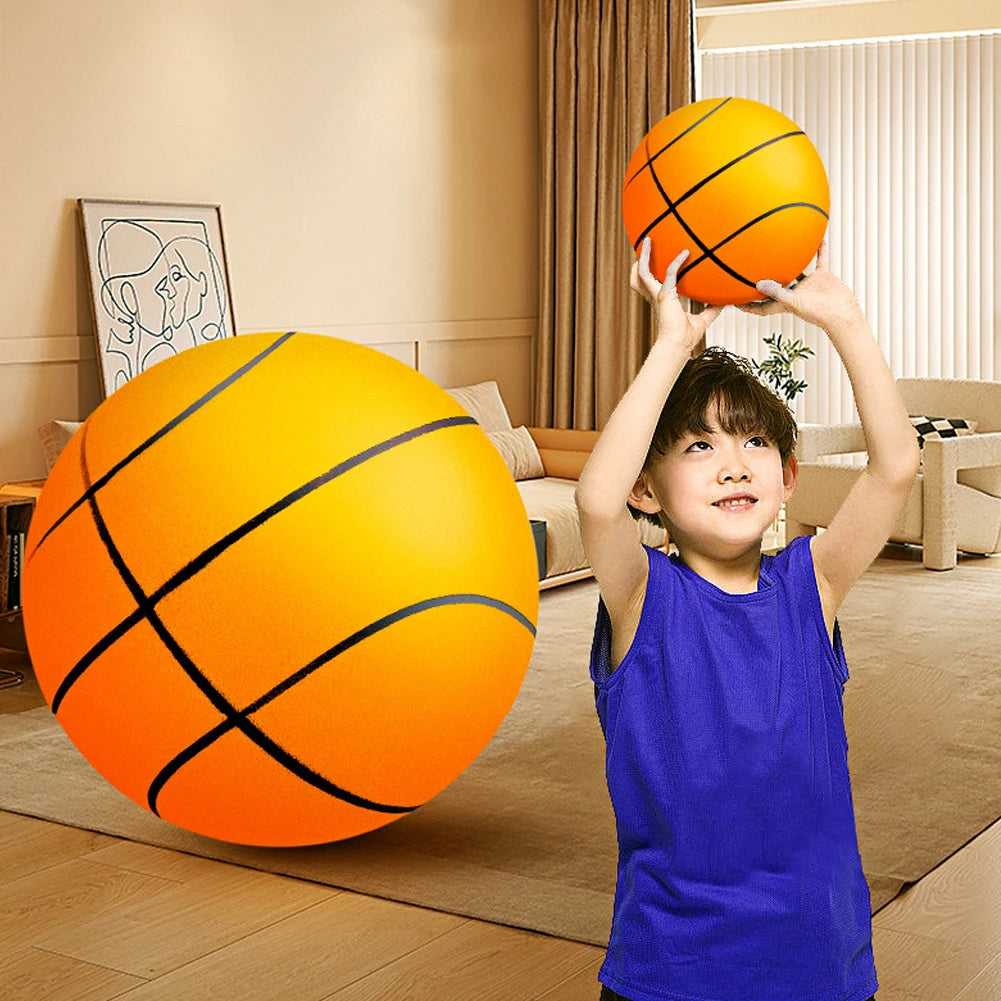 Silent indoor training basketball