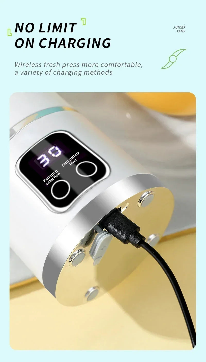 Portable USB Rechargeable Juicer Blender