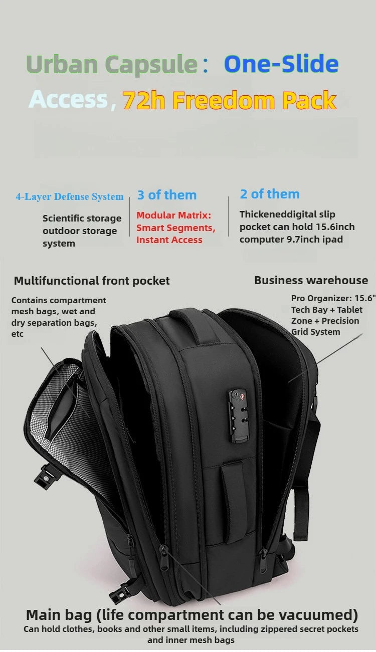 Vacuum Compression Backpack