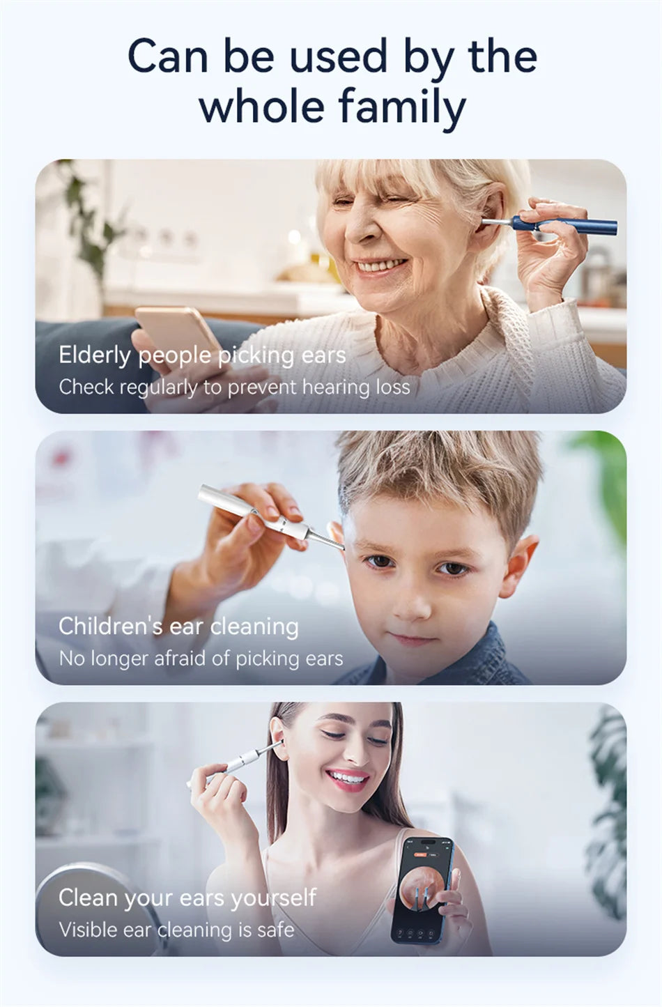 Ear Wax Removal Tool with 12MP Camera