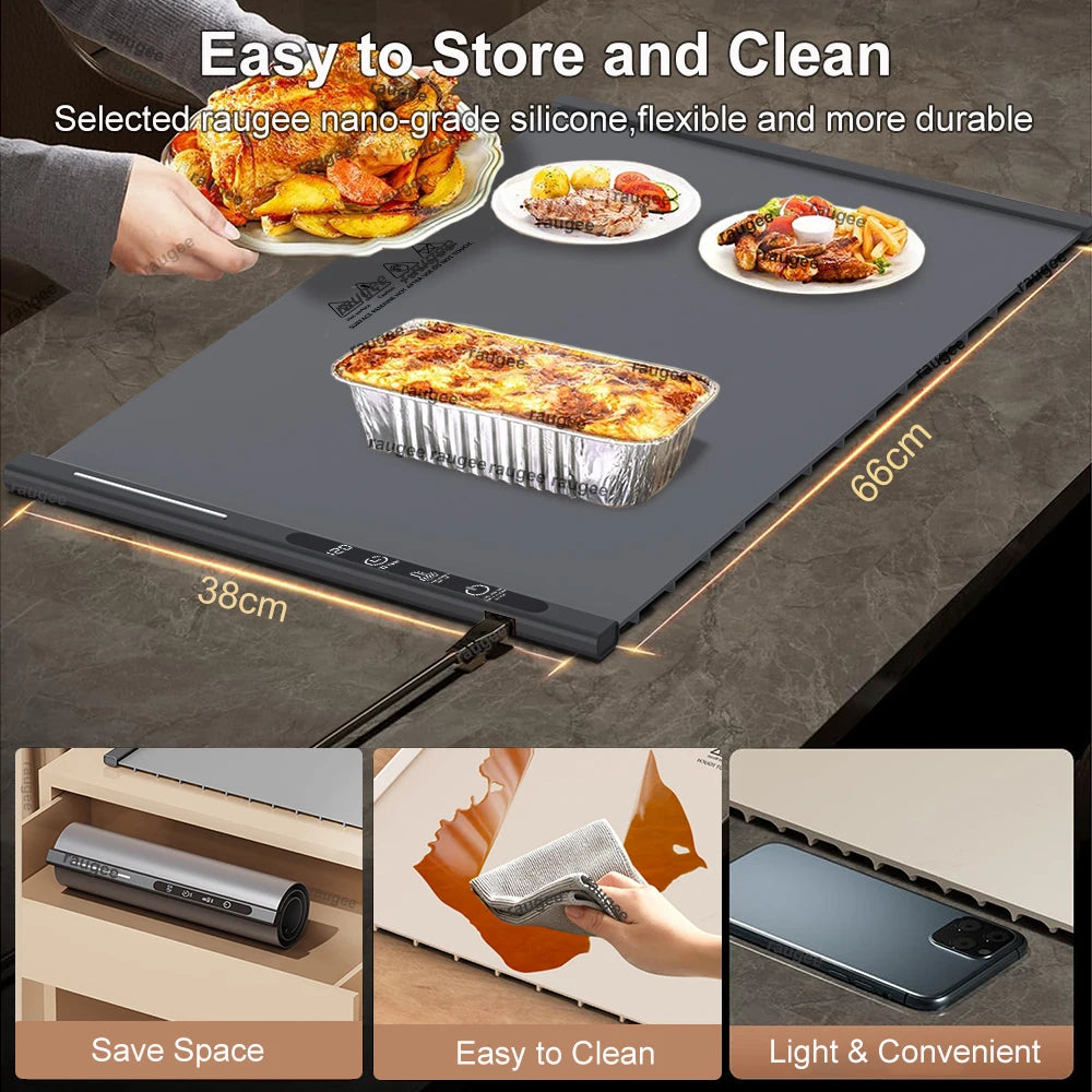 Electric Food Warmer Plate Foldable