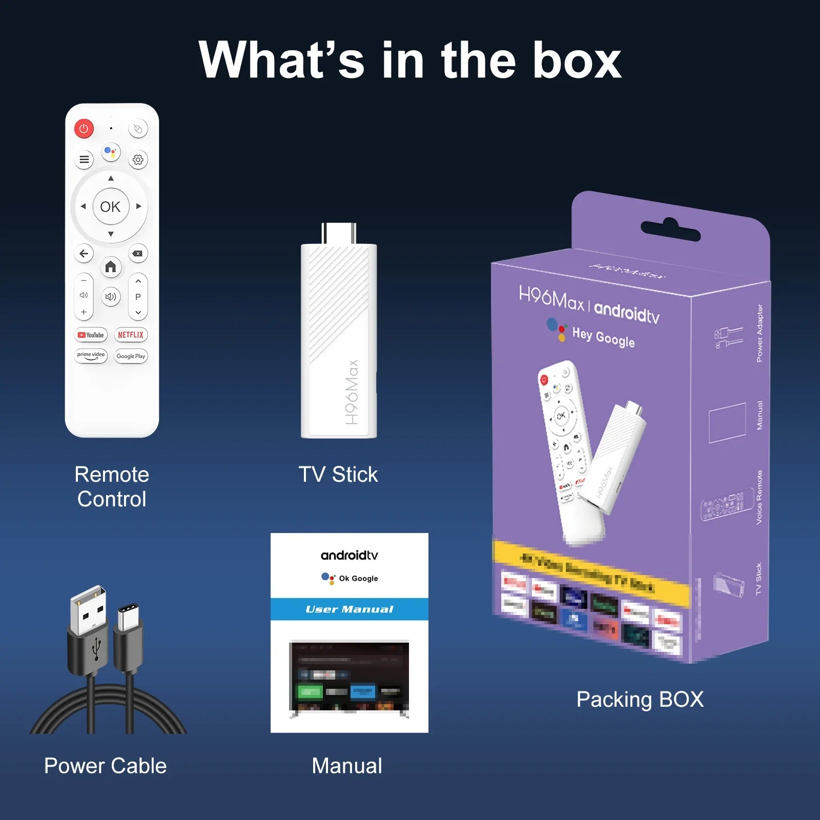 H96 MAX Smart TV Stick