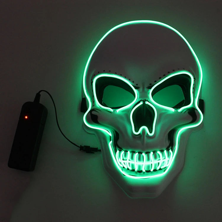Halloween Horror Skull LED Light Mask