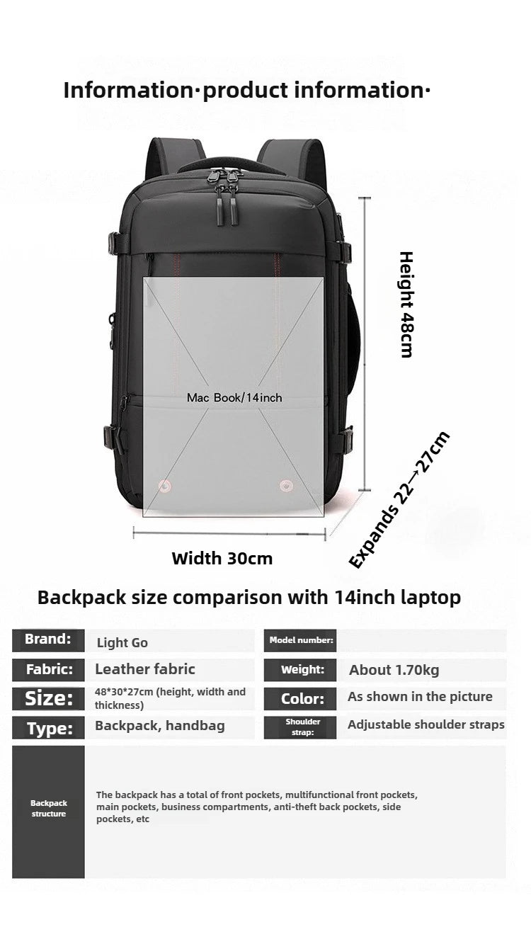 Vacuum Compression Backpack
