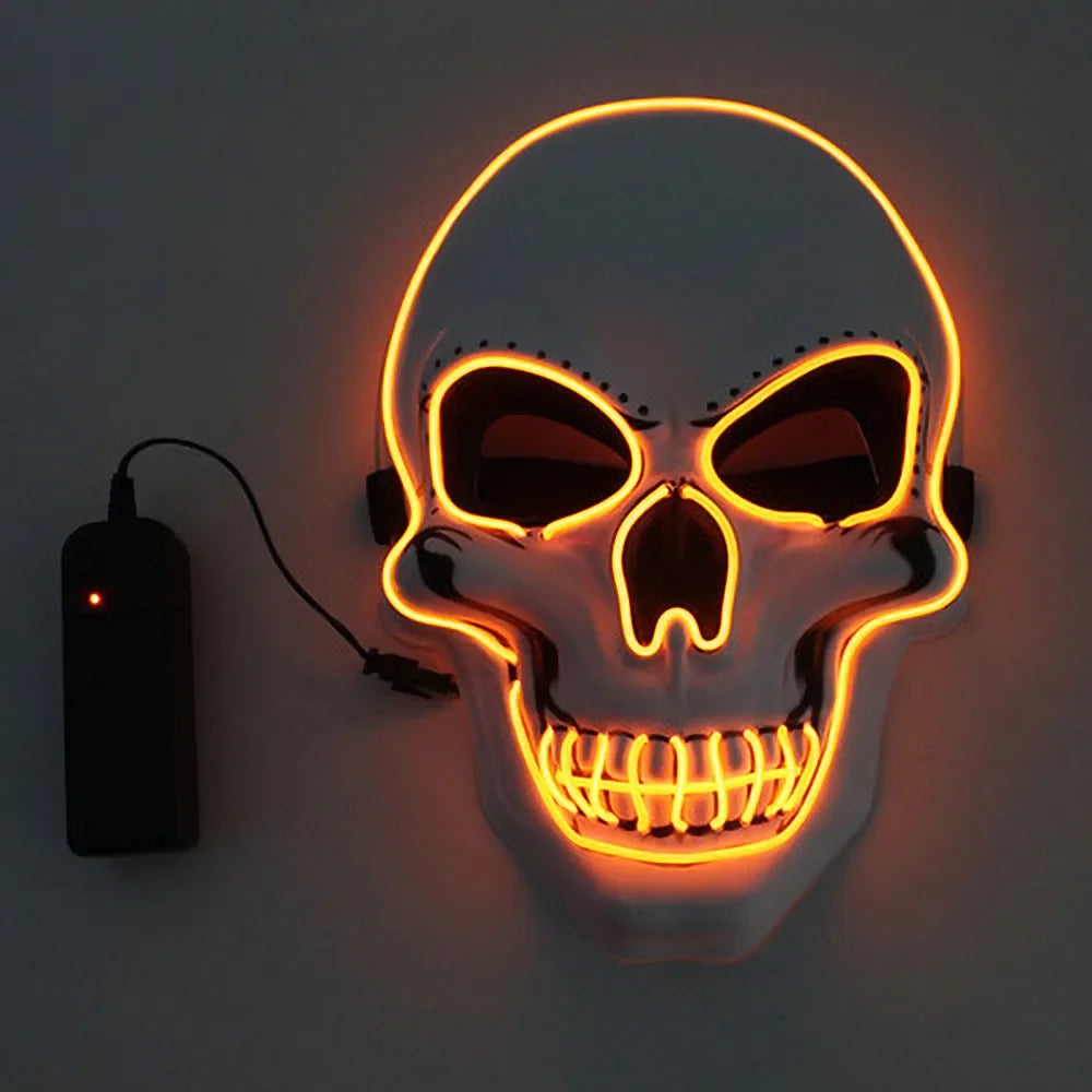 Halloween Horror Skull LED Light Mask