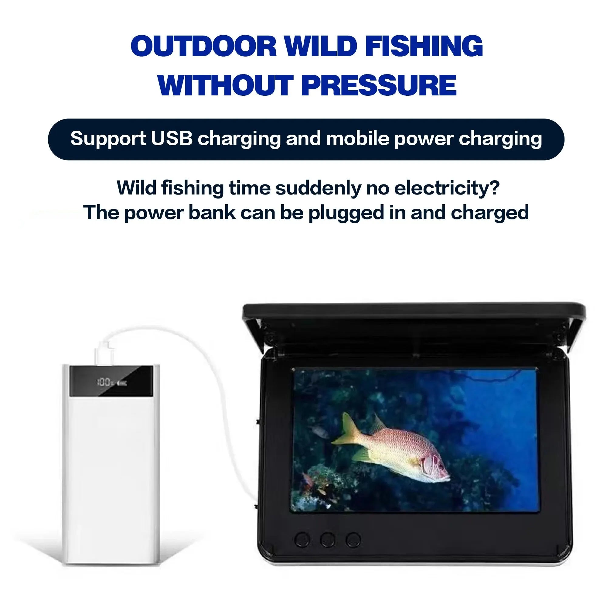 Portable Fish Depth Finder Water Handheld