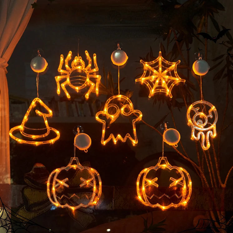Halloween Decoration  Ghost Halloween Window Light