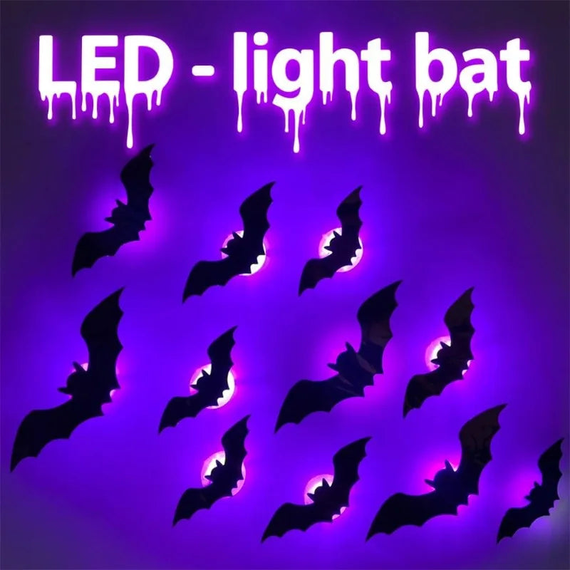 Halloween Decorations 3D Lighted Bats