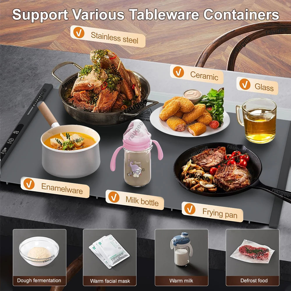 Electric Food Warmer Plate Foldable
