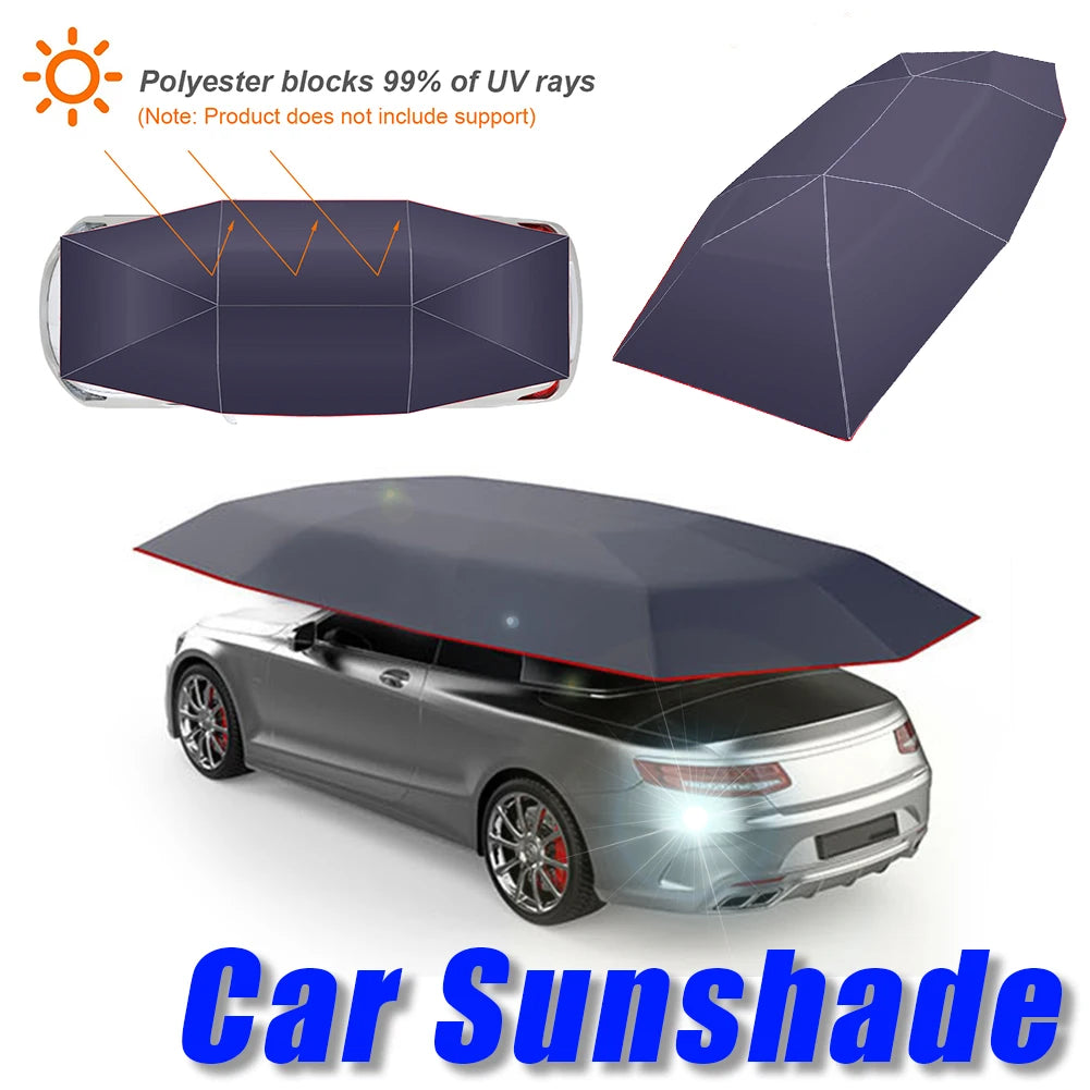 Folded Car Umbrella