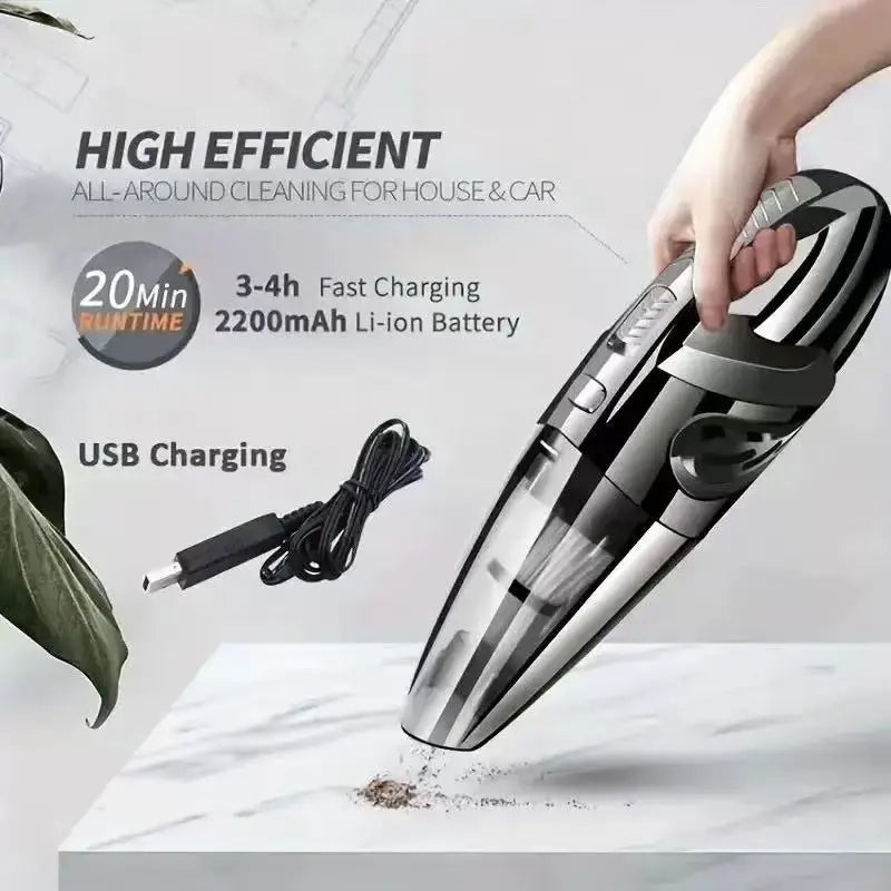 Handled Car Vacuum Cleaner
