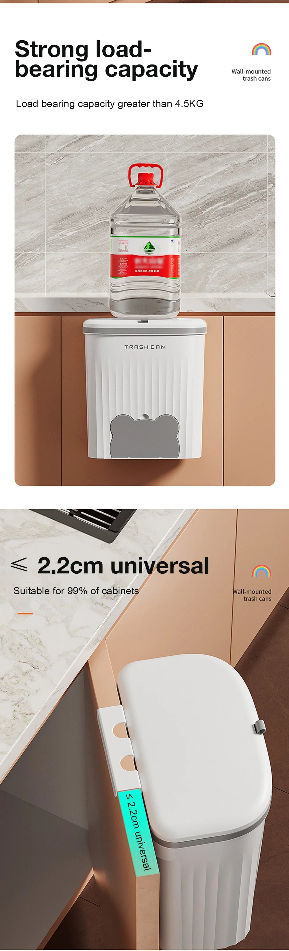 Wall Mounted Trash Can