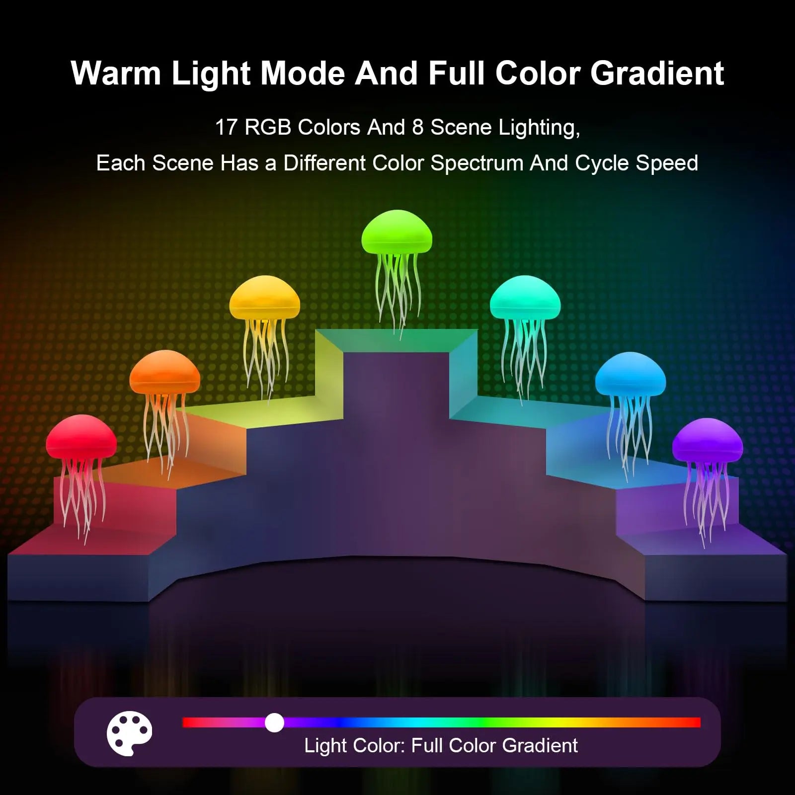 Jellyfish Lamp with Dancing Legs