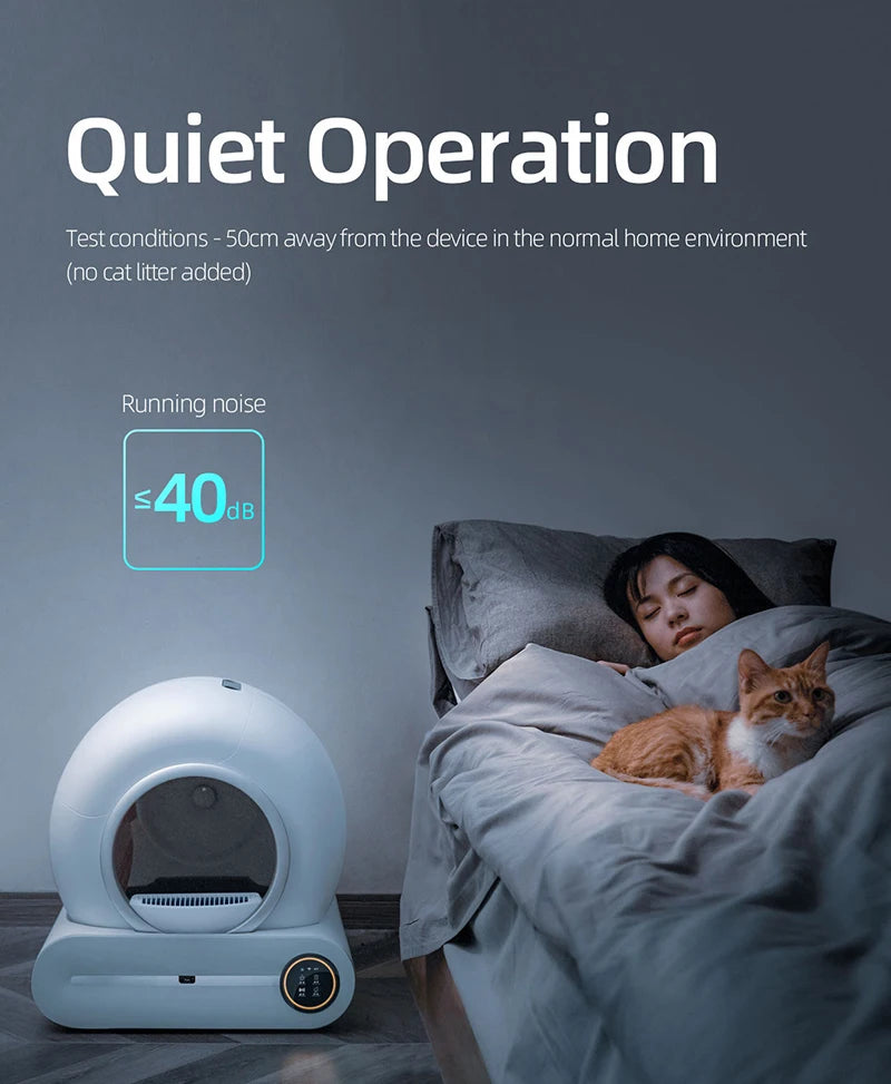 Automatic Smart Cat Litter Box Self Cleaning