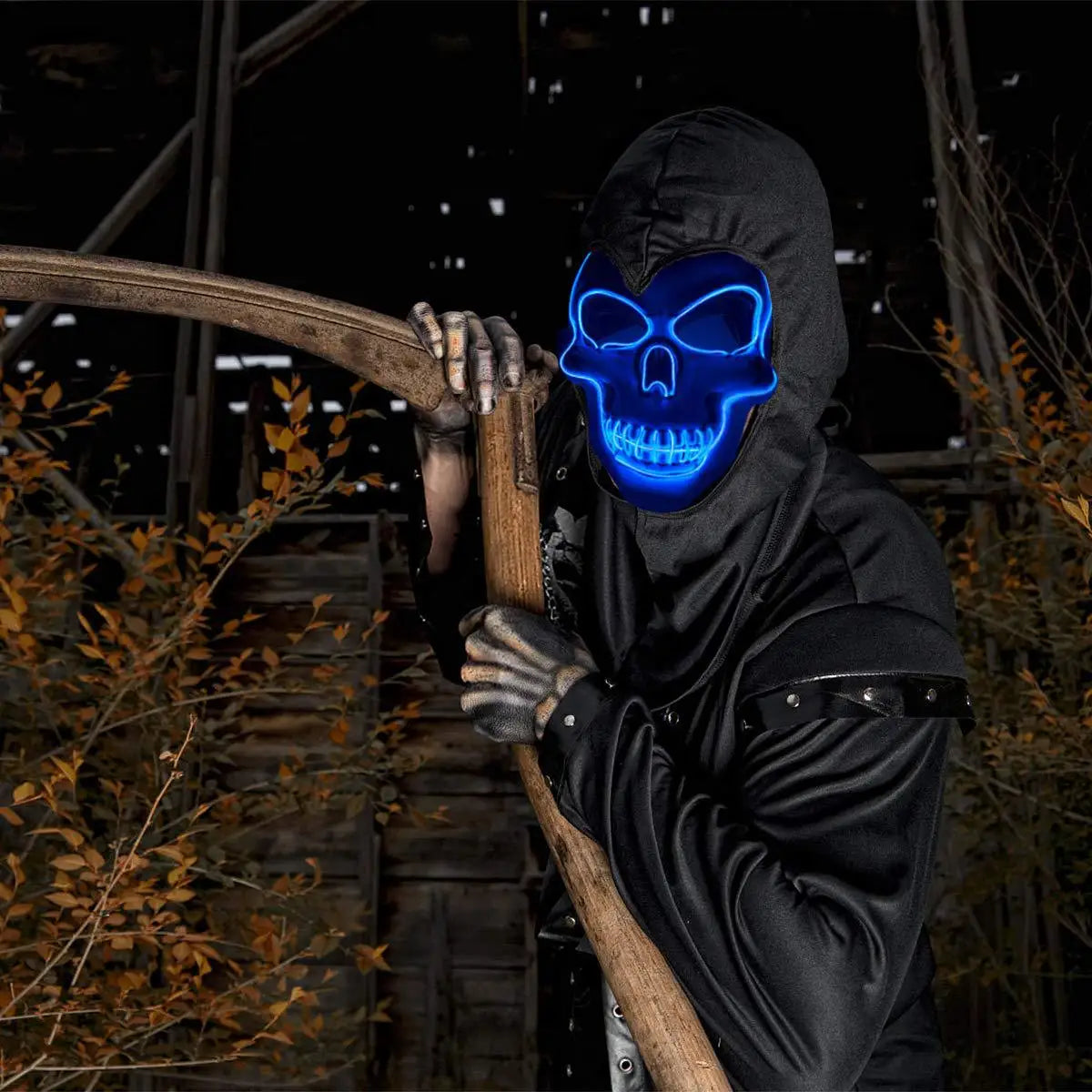 Halloween Horror Skull LED Light Mask