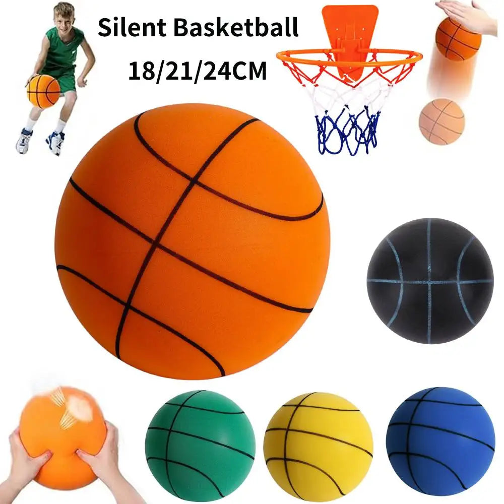 Silent indoor training basketball