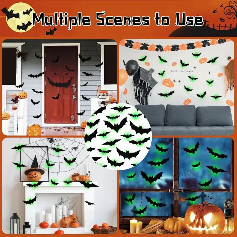 Halloween Decorations 3D Lighted Bats