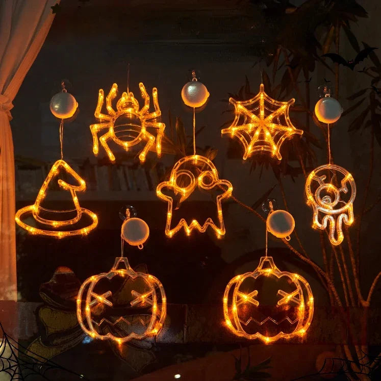 Halloween Decoration  Ghost Halloween Window Light