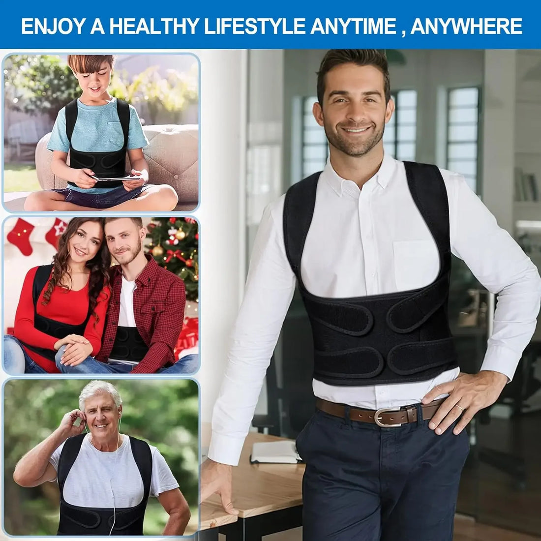 Back Brace Posture Corrector for Women and Men