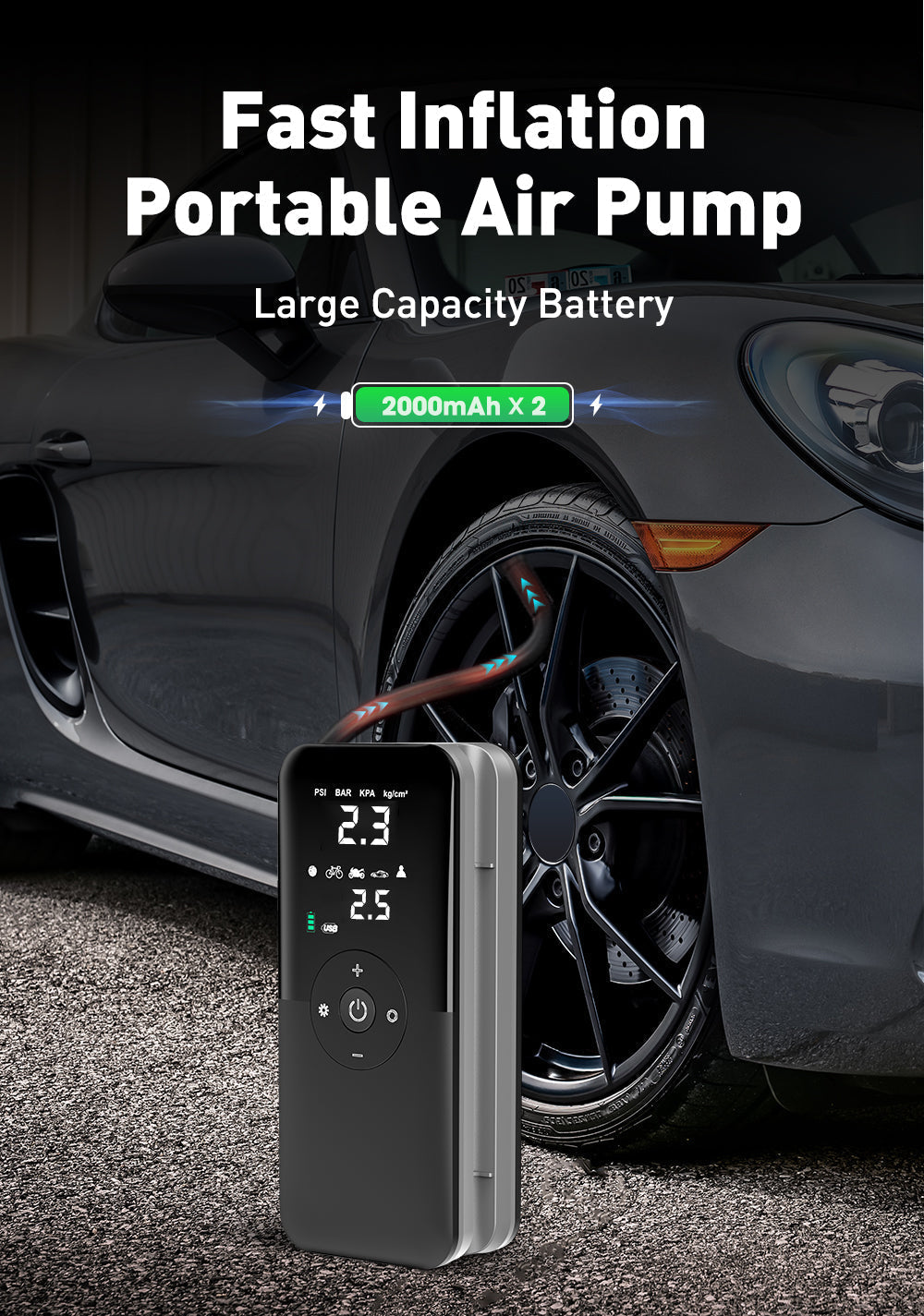 Digital Portable Tire Inflator