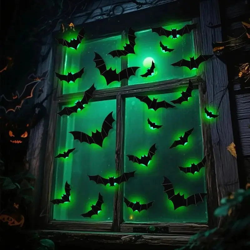 Halloween Decorations 3D Lighted Bats