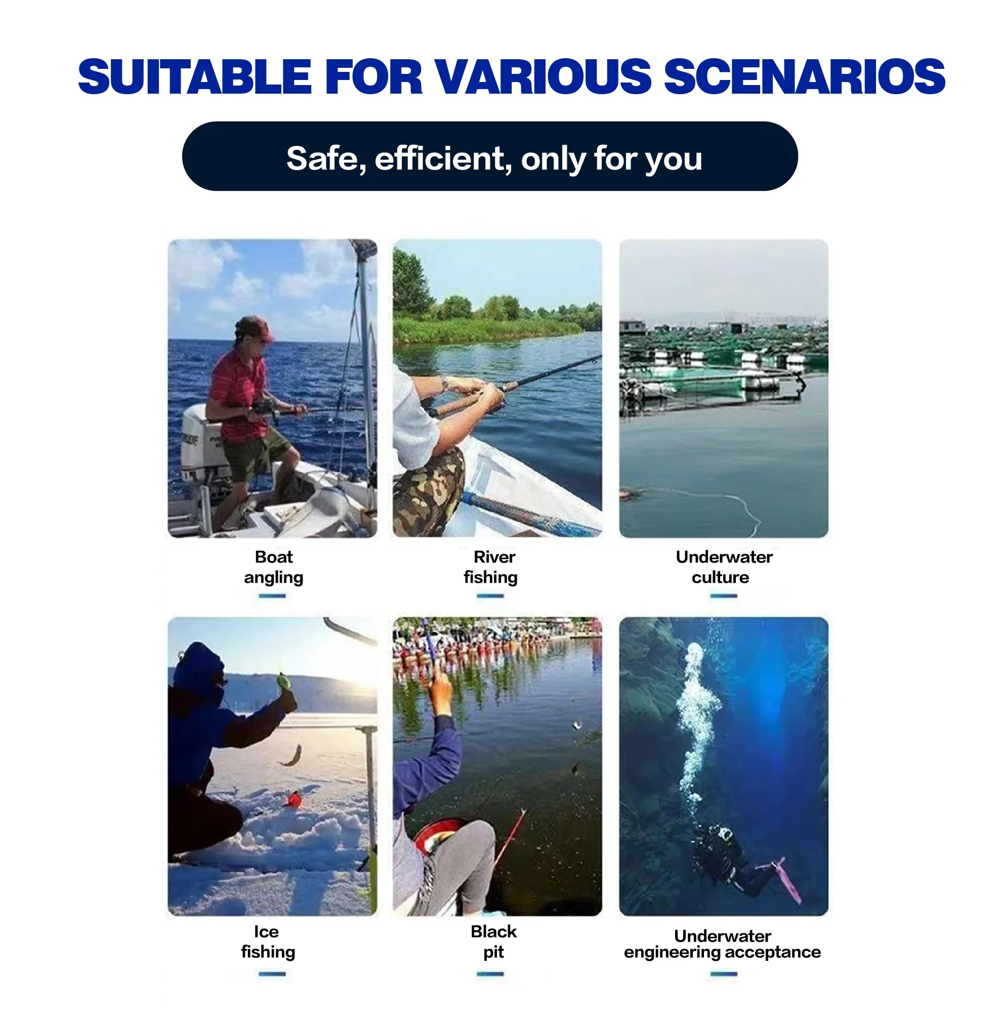 Portable Fish Depth Finder Water Handheld