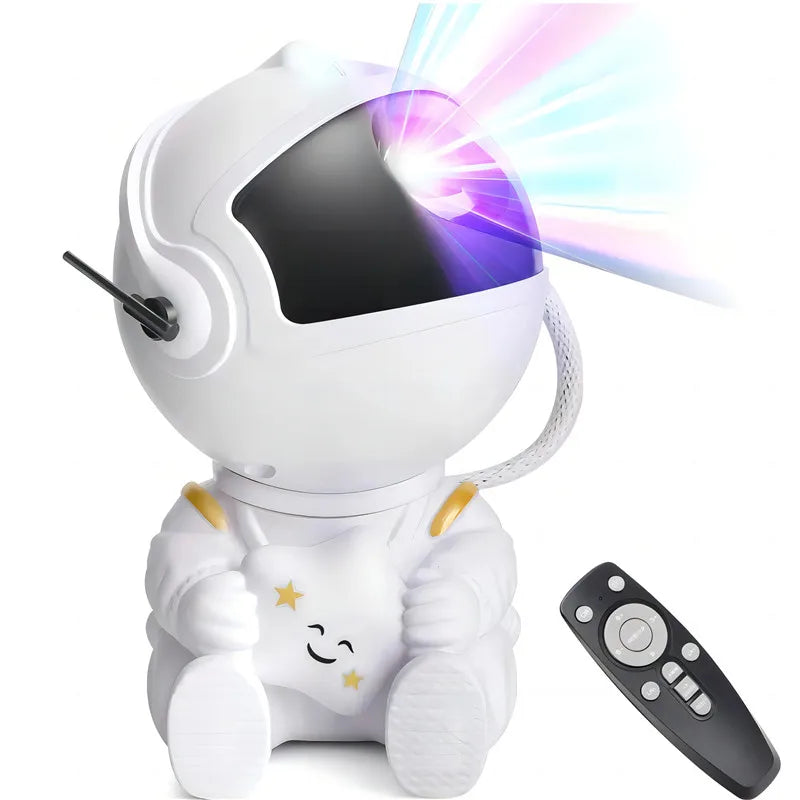 Rocket Astronaut Galaxy Projector Night Light