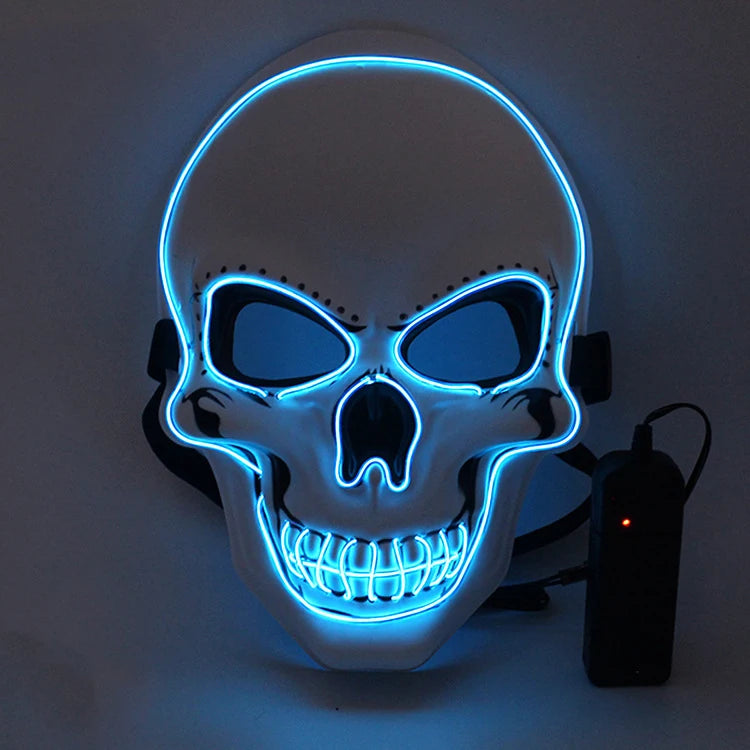 Halloween Horror Skull LED Light Mask