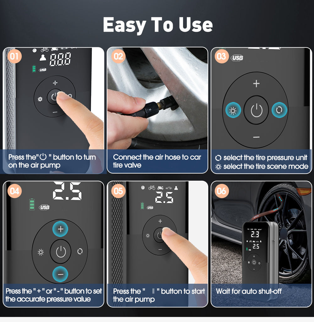 Digital Portable Tire Inflator