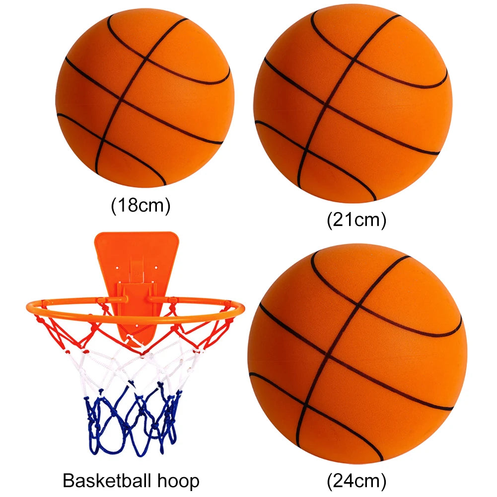 Silent indoor training basketball