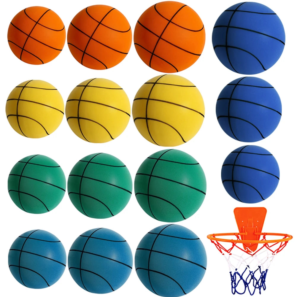 Silent indoor training basketball