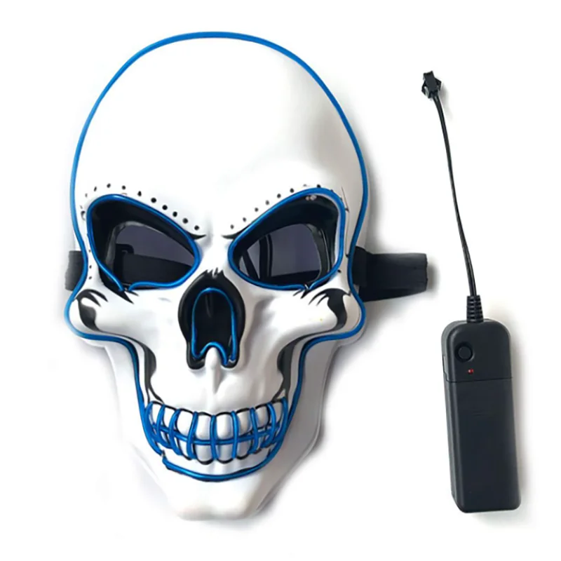 Halloween Horror Skull LED Light Mask