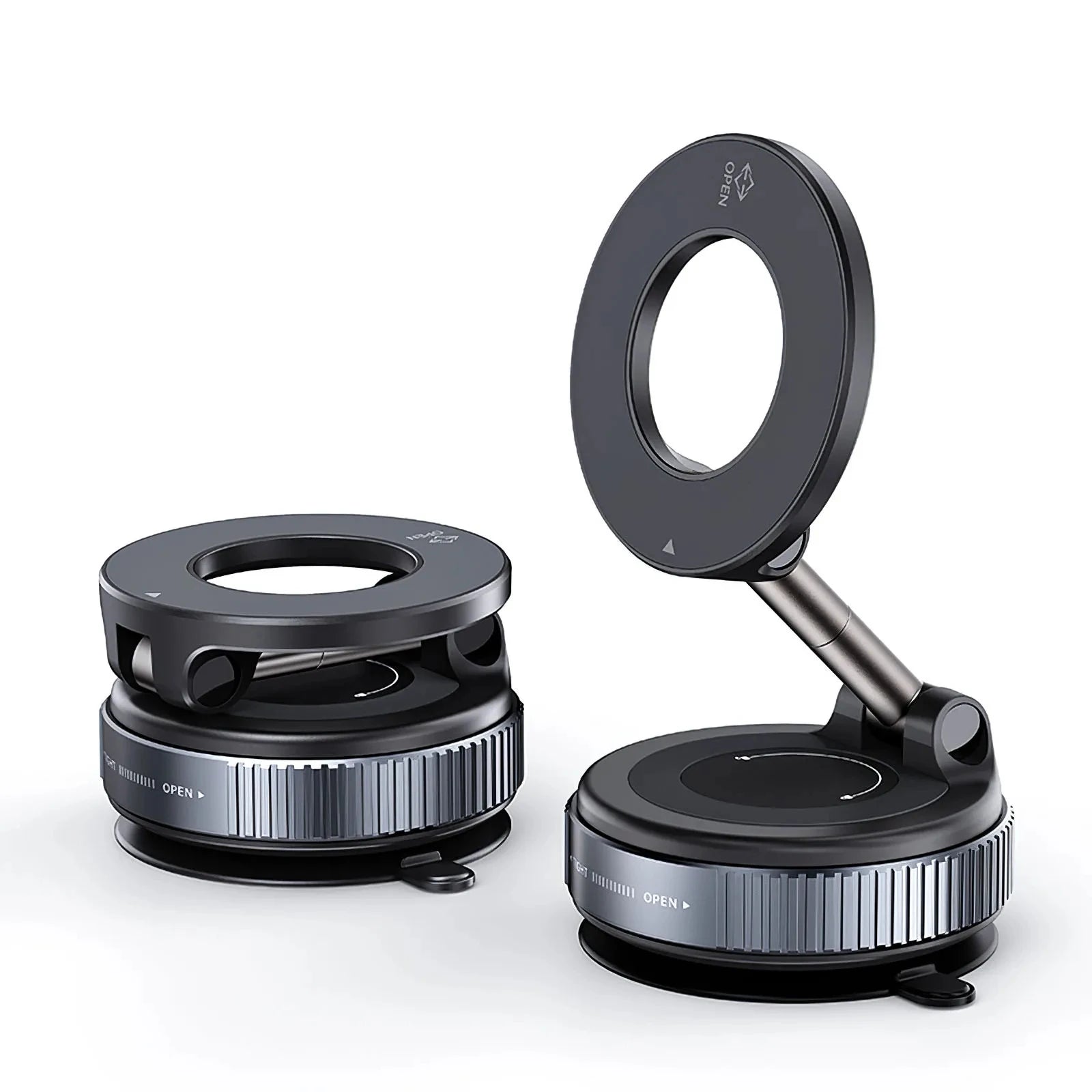 Car Phone Magnetic Stand Mechanical Vacuum Suction Cup