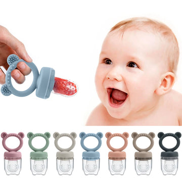 Baby Pacifier Fruit Feeder With Cover Silicone