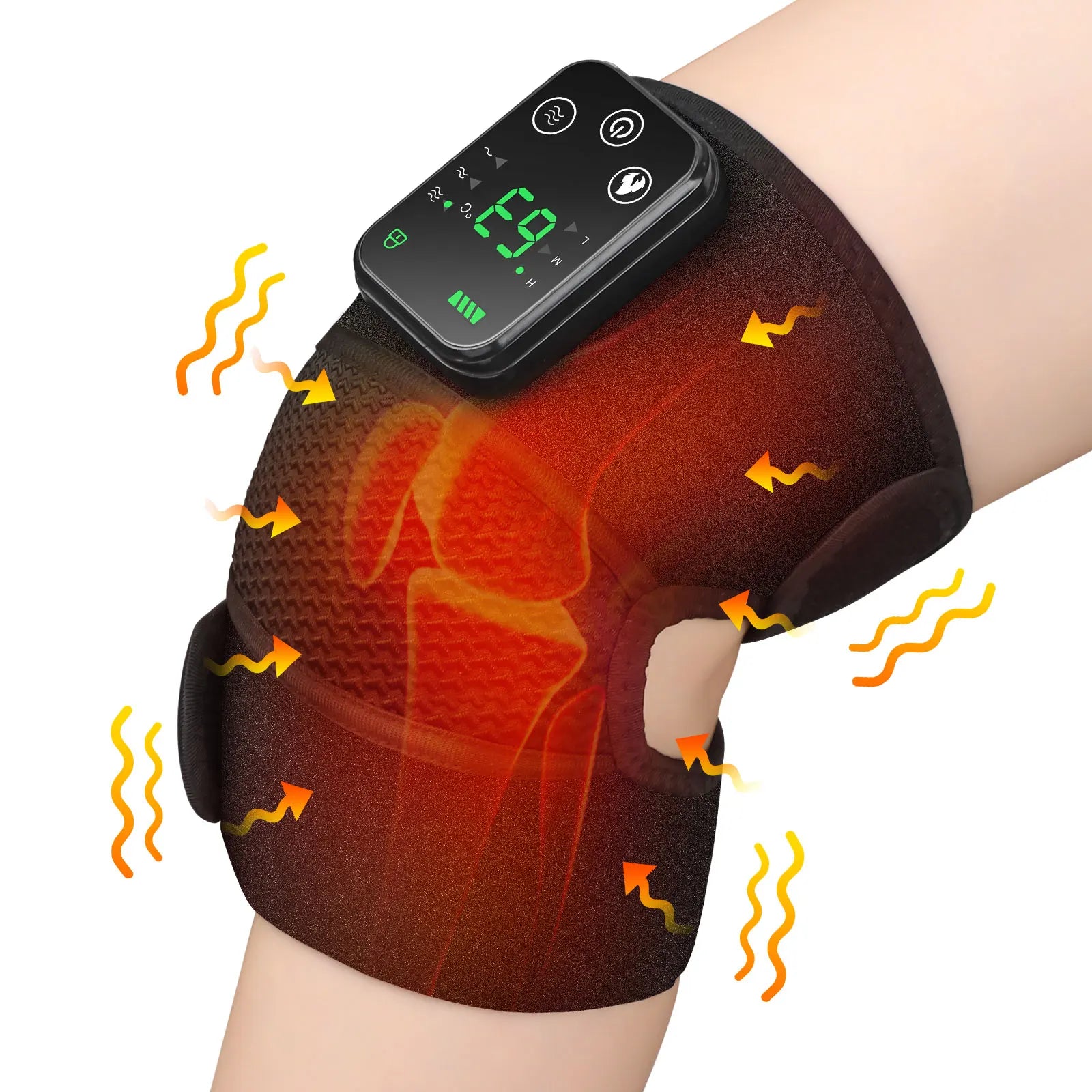 New Knee Massager Heating Vibration