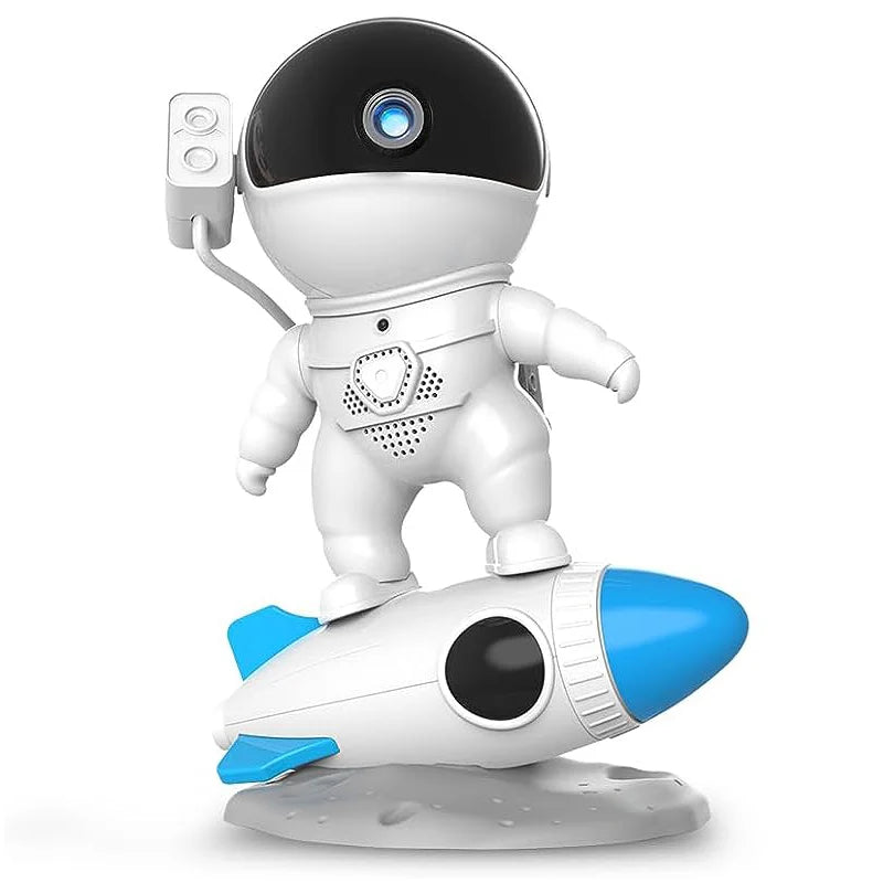 Rocket Astronaut Galaxy Projector Night Light