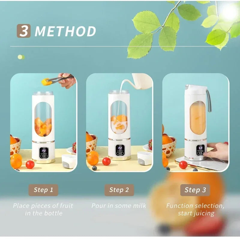 Portable USB Rechargeable Juicer Blender