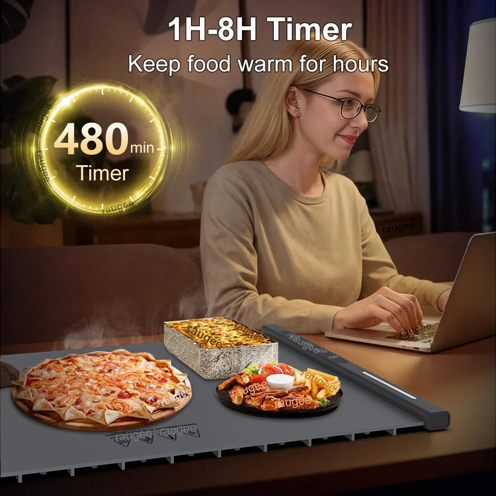Electric Food Warmer Plate Foldable
